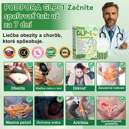 🧑‍⚕️🧑‍⚕️BuildLeaf® GLP-1 8-v-1 Fit & Vital Perorálny Roztok (Len raz denne, viditeľné zmeny už za 7 dní) Pre obezitu, kardiovaskulárne ochorenia, cukrovku, spánkové apnoe, zdravie čriev, problémy s kĺbmi a ďalšie